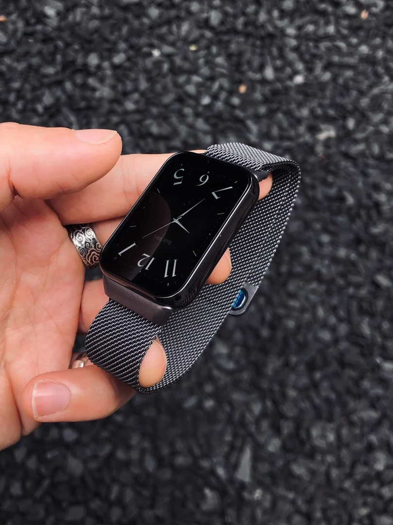 卡客风暴 不锈钢米兰适用小米9pro手环表带8pro红米5金属表链4夏