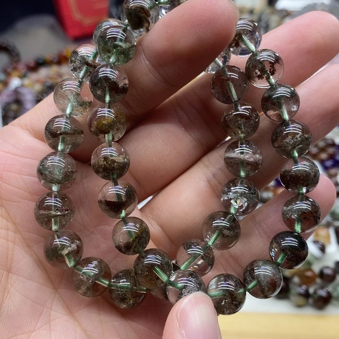 水晶手链未镶嵌多样性发货发一条