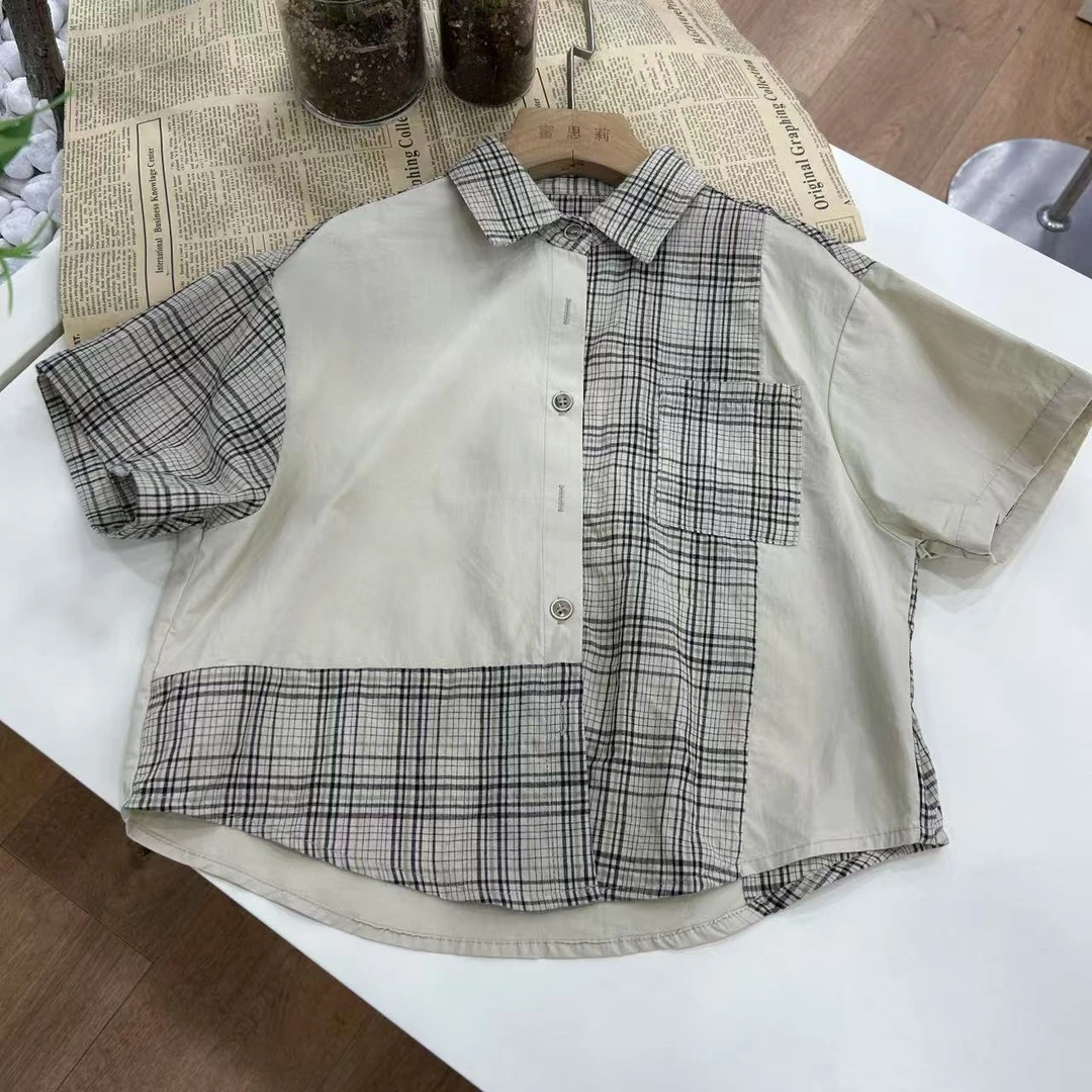 2145  夏季中童短衬  L