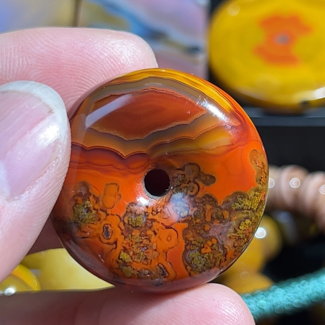 傻***福玛瑙/玉髓合金颈饰