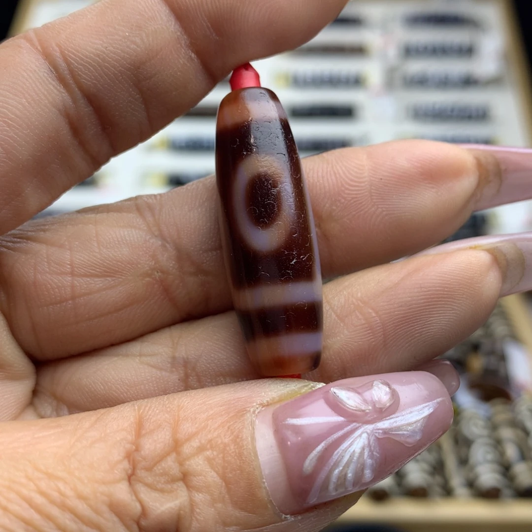 玛瑙/玉髓颈饰未镶嵌人工烧制玛瑙