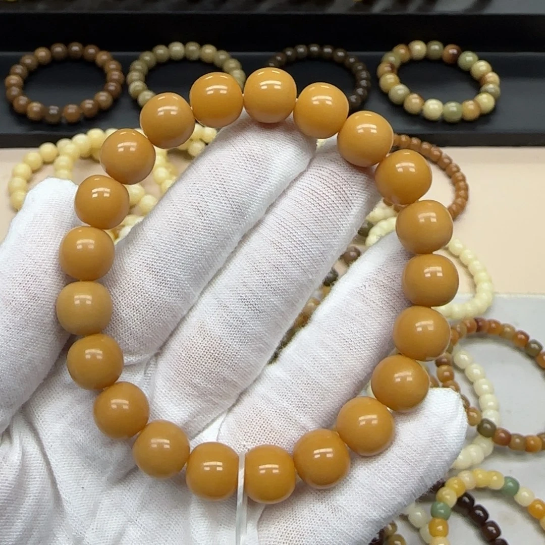 菩提根/象牙果手串11 精工 11年 珑珠