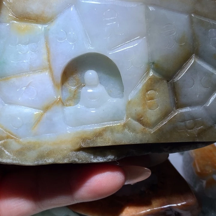翡翠未镶嵌颈饰保真天然A货翡翠