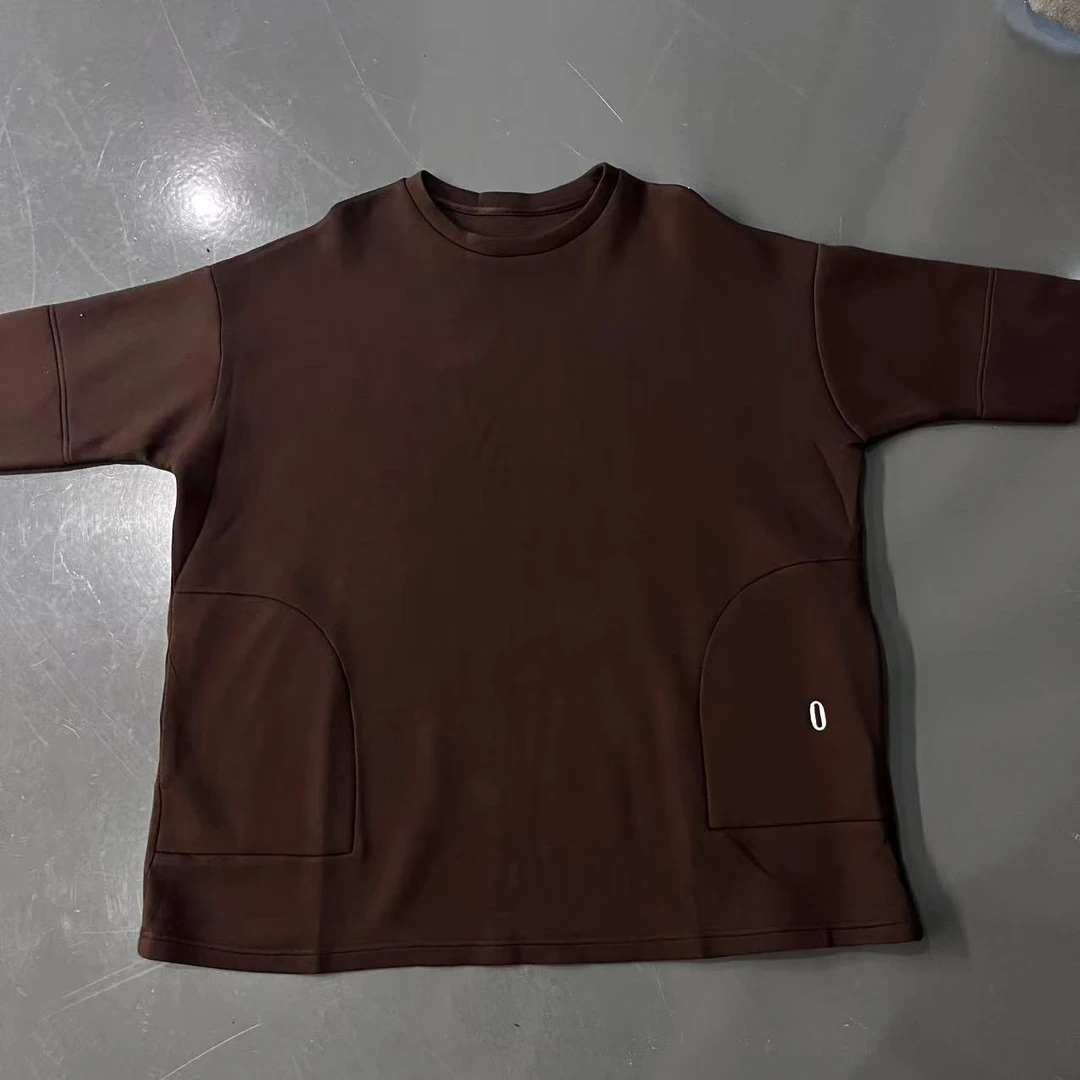 FL刺绣中长款圆领打底户外高领百搭加厚运动休闲【73939】