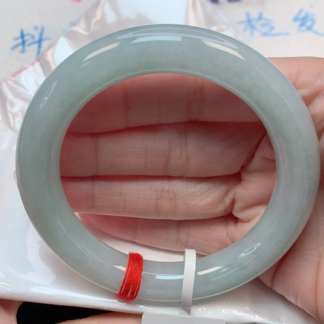 翡翠手镯未镶嵌58.8胖圆条