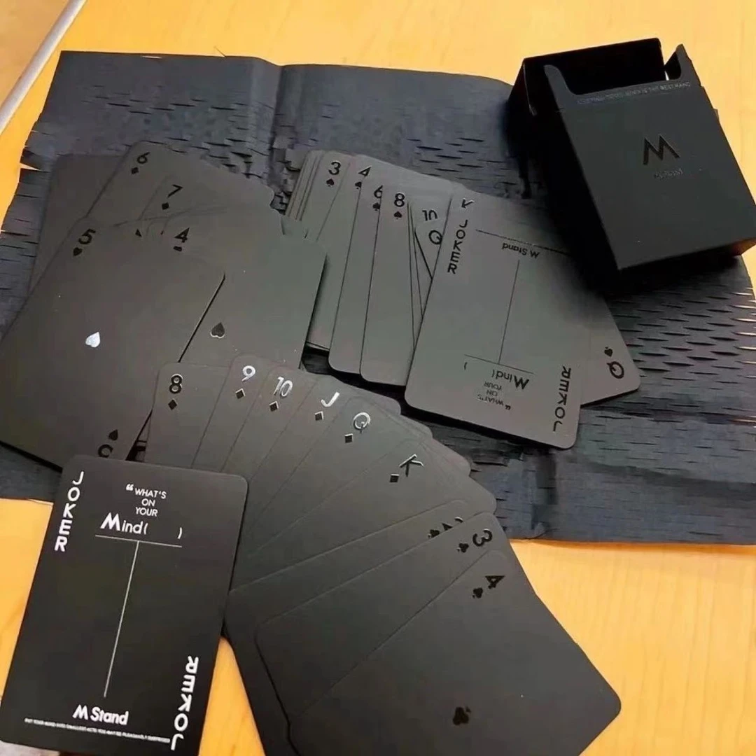 M Stand高颜值扑克牌黑色ins风五周年限定扑克牌学生聚会宿舍必备