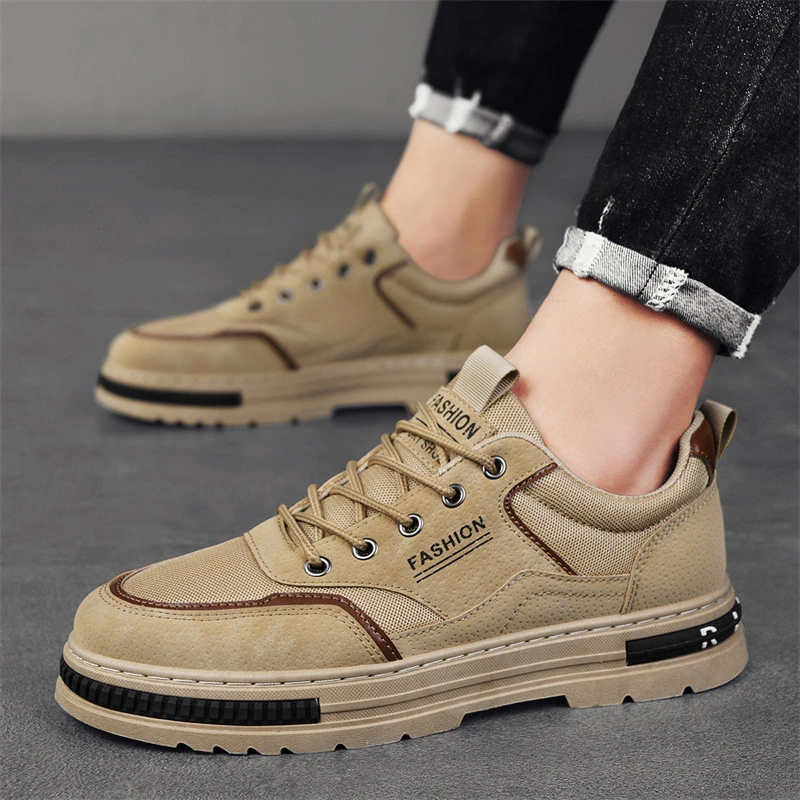 ZOCI冬季男鞋休闲百搭小白鞋学生板鞋男款轻便潮流运动 鞋子工地