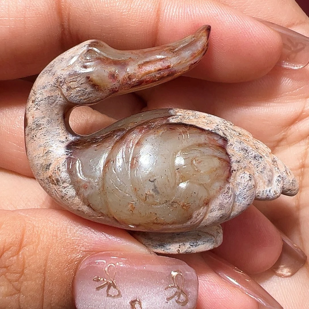 路***虎未镶嵌和田玉挂件