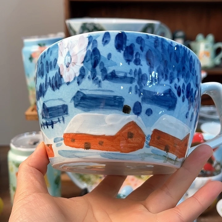 陶景德镇釉下手绘陶瓷