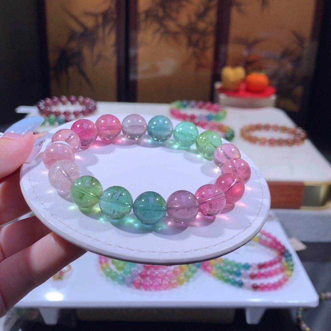 未镶嵌手链碧玺碧玺