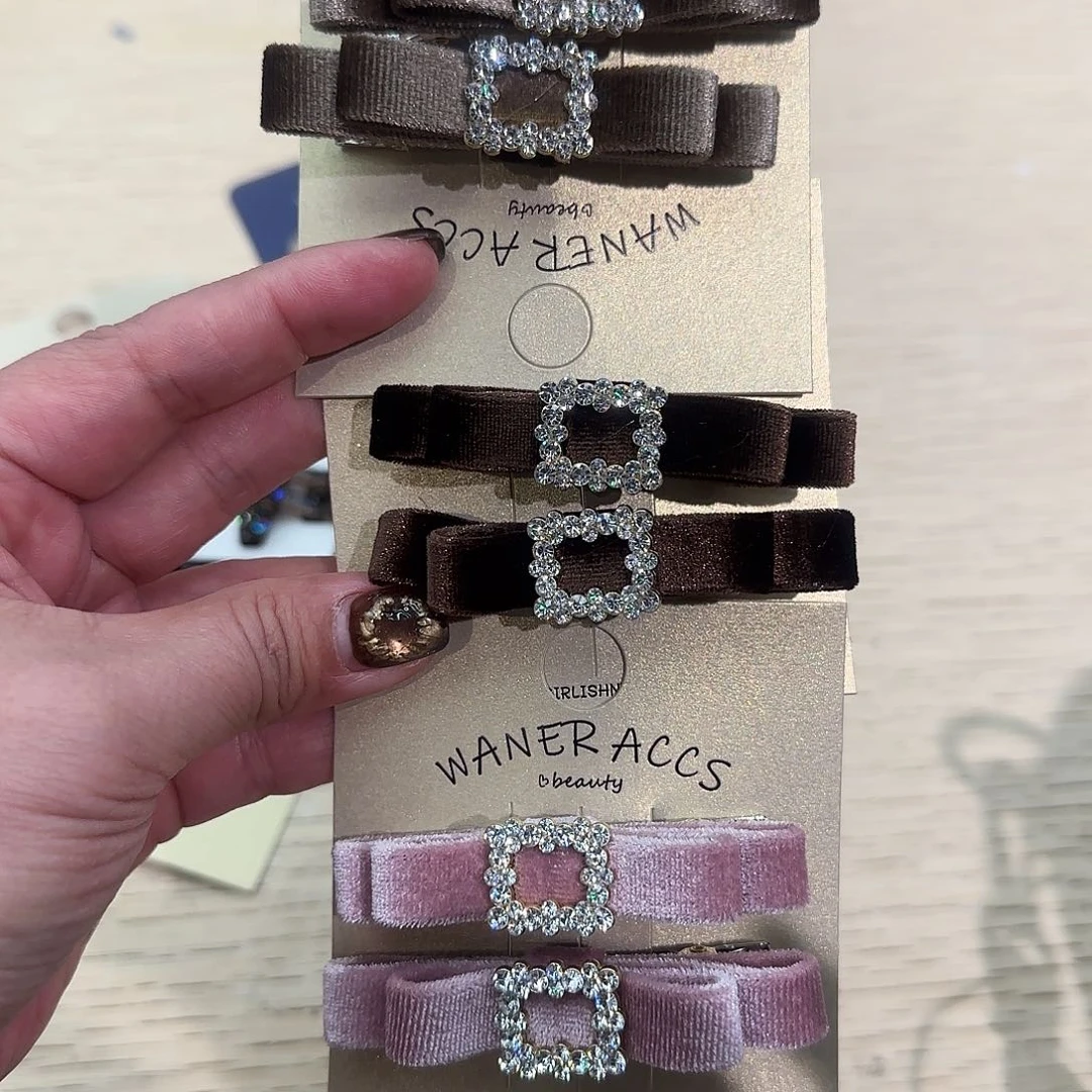 非金属丝绒一字夹