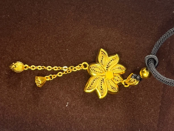 吊坠足银 足银吊坠 好事莲莲吊坠