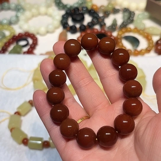 蛇纹石玉未镶嵌手串