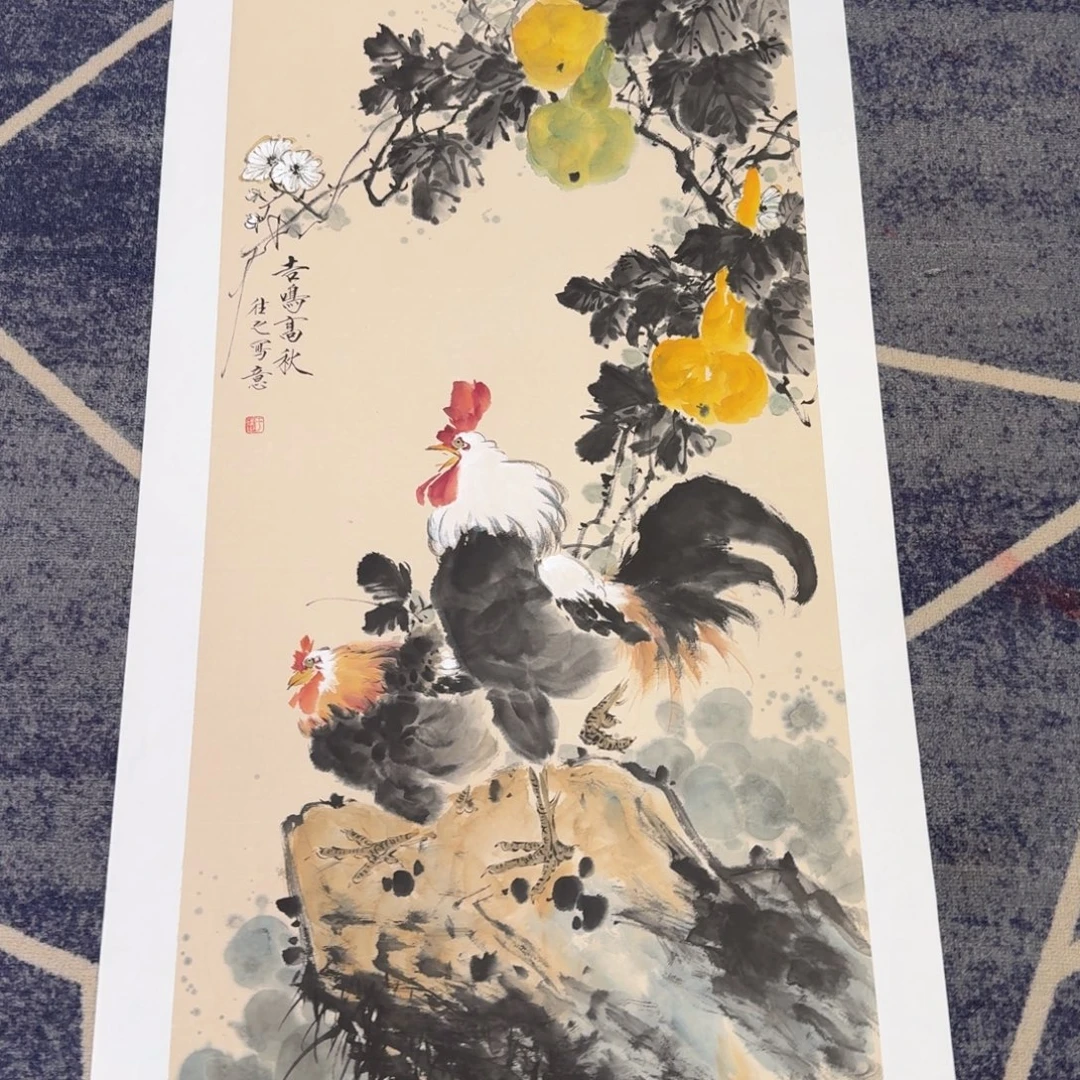 国画国画作品山水花鸟