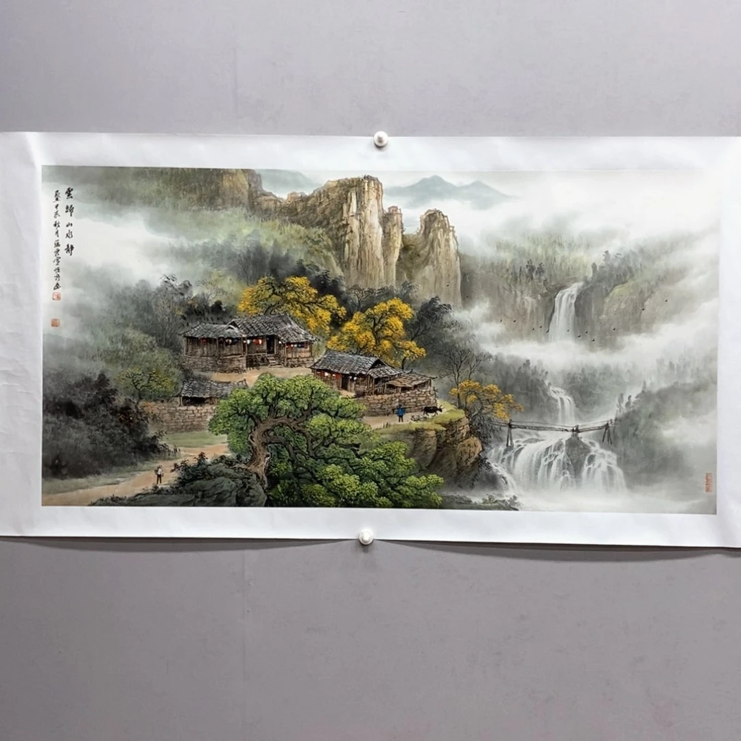 国画周顺良四尺精品佳作