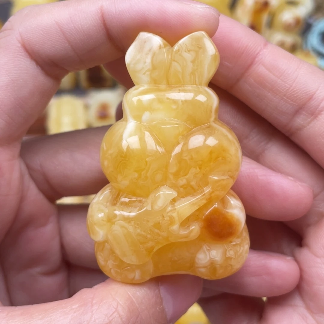 裸石琥珀未镶嵌蜜蜡
