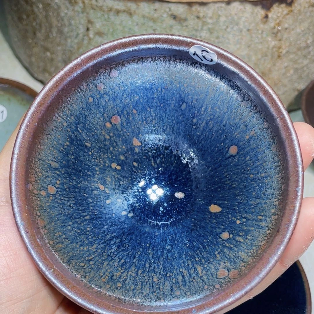 也***晴茶盏龙窑柴烧建盏16