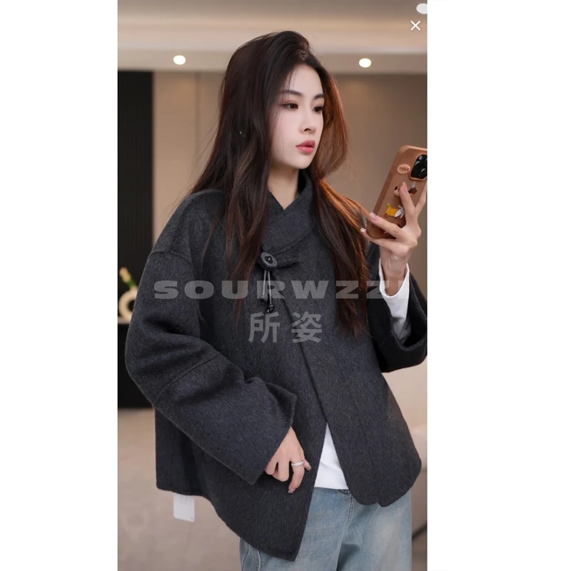 SOURWZZI/所姿新款冬季设计师休闲女士外套SZ-X88001