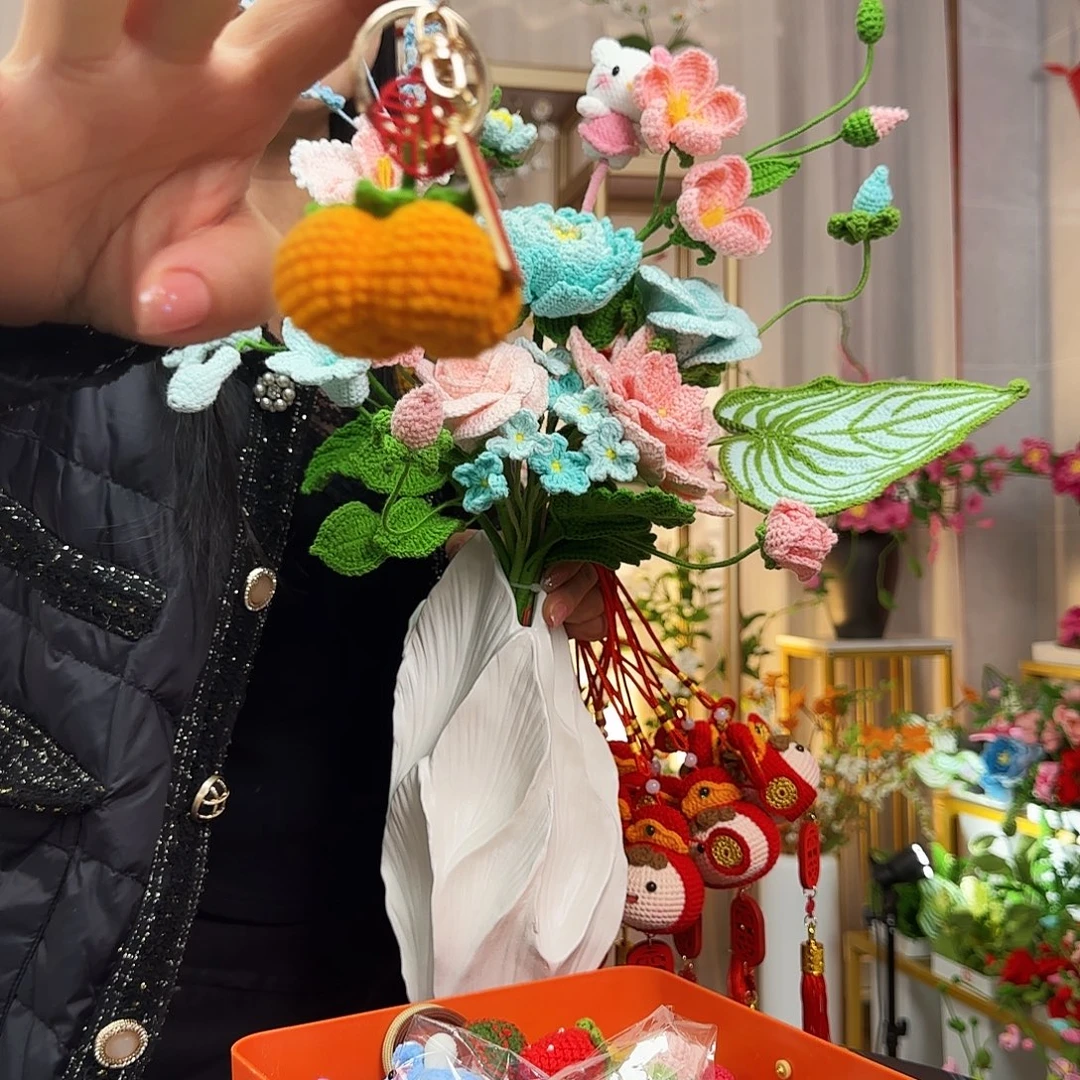纯手工钩织钩织挂件