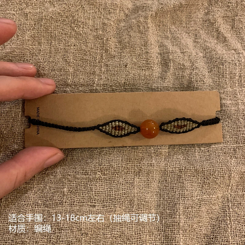 合金布艺手链 小众百搭设计感时尚个性手链10080-04