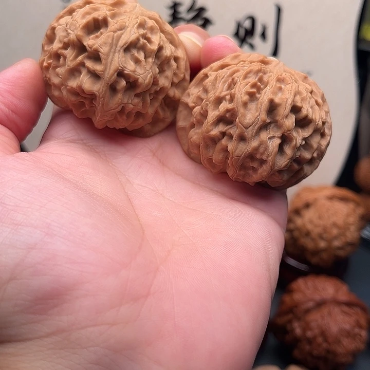 文玩核桃把件头货苹果