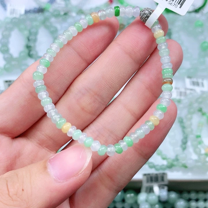未镶嵌手链翡翠翡翠