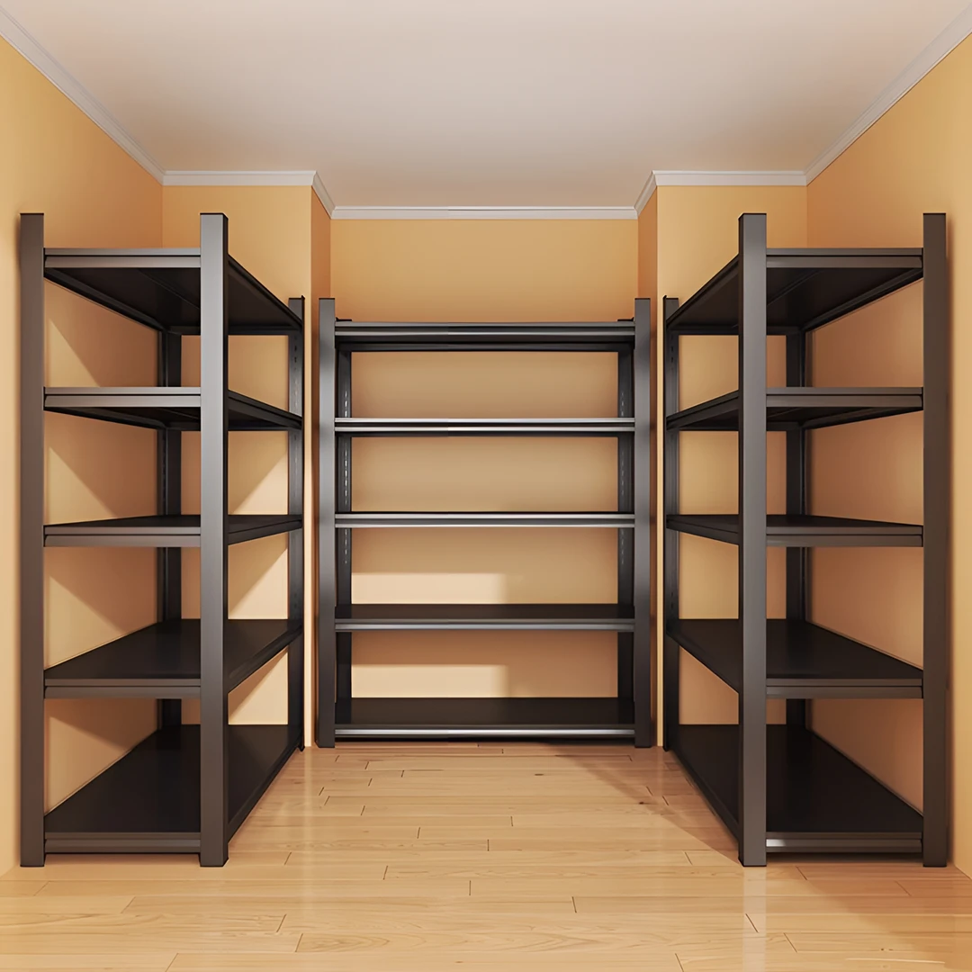 钢制货架置物架多层落地式阳台储物间收纳架地下室商超家用展示架