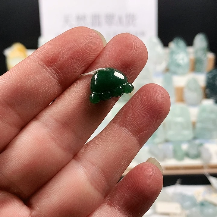 吊坠(不含链)未镶嵌翡翠5小脚丫