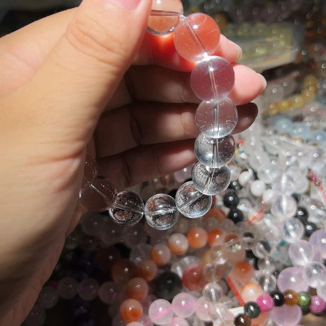 水晶手链未镶嵌奥地利14毫米白水晶