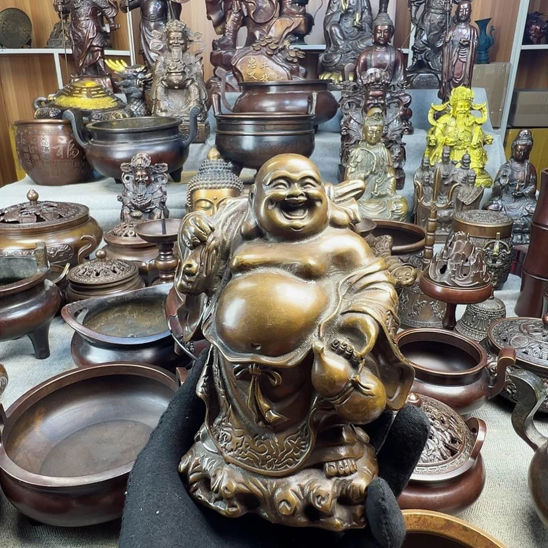 铜香炉铜摆件铜工艺品风水摆件