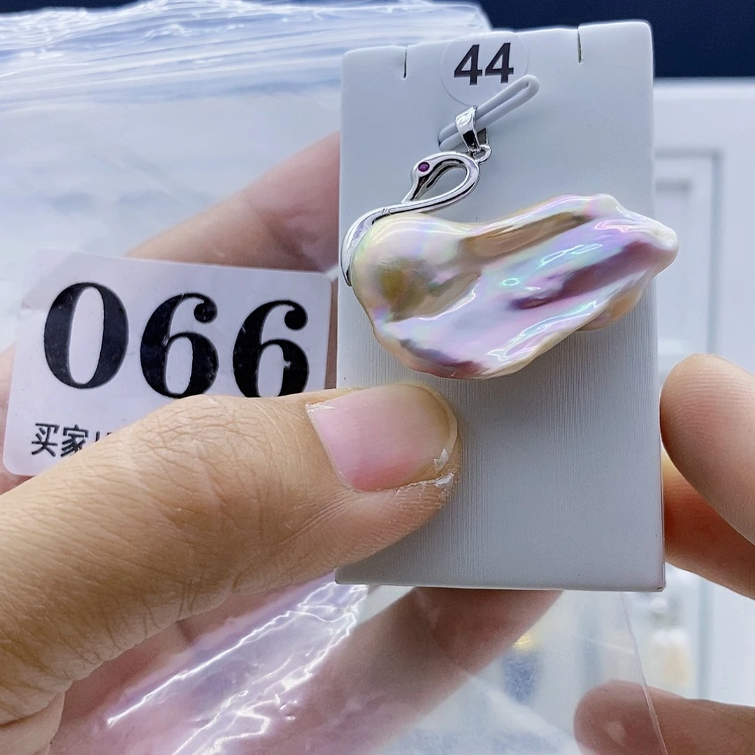 颈饰淡水珍珠钛钢