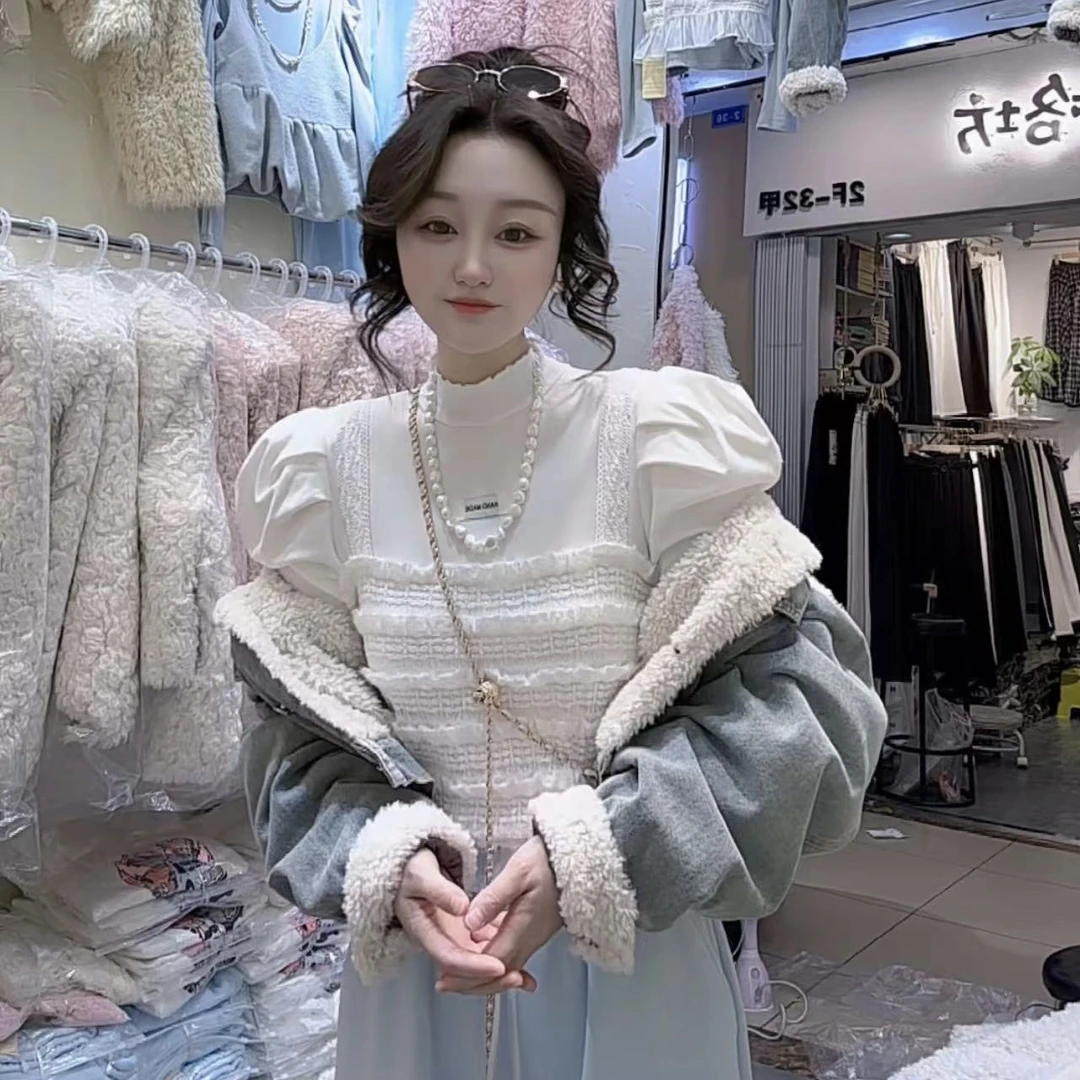 韩版高领显瘦打底衫气质洋气百搭内搭长袖秋冬季女款