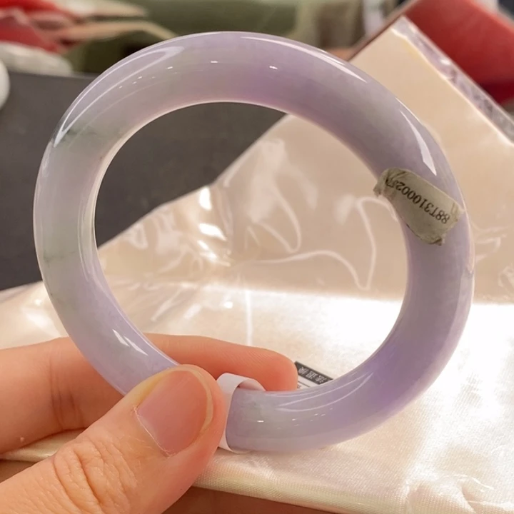 翡翠手镯未镶嵌圆条54