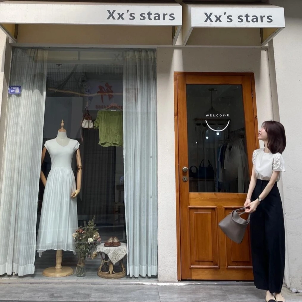 2025夏装新款时尚圆领显瘦半身裙纯色韩版插肩短袖衬衫上衣女