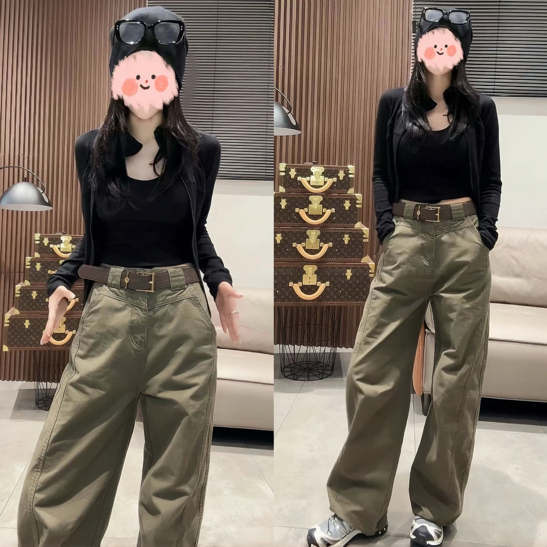 2025早秋新款松弛感炸街出片舒适背心加外套百搭设计感长裤套装女