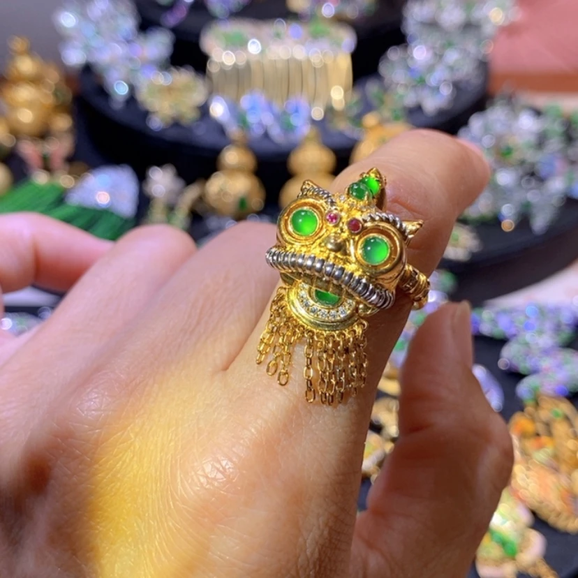 【闪购商品】银S925镶嵌挂件翡翠