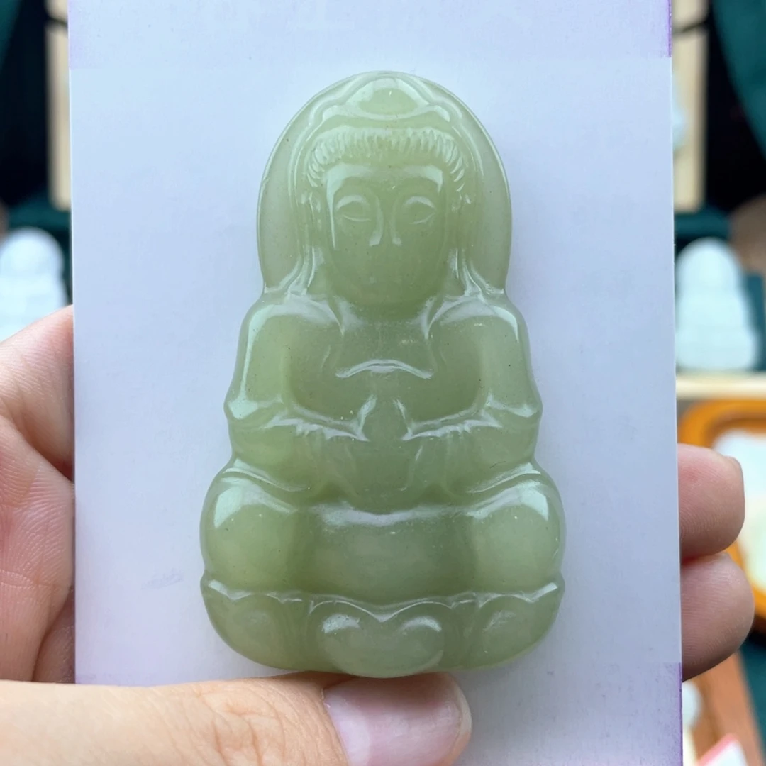 东陵石合金颈饰观音