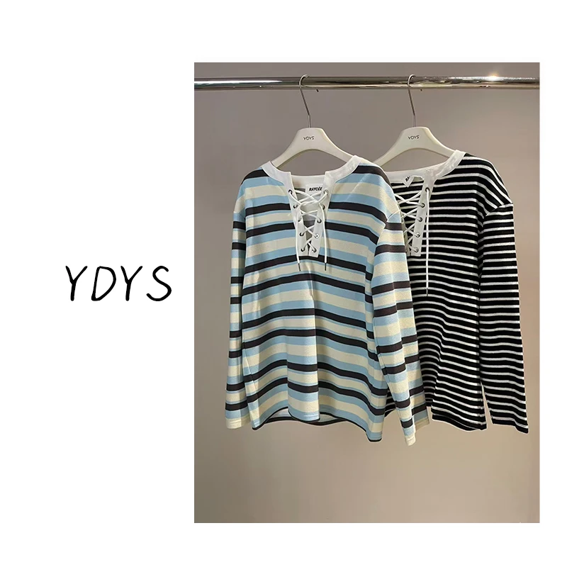 【YDYS】25K00695 2025新款时尚气质小众T恤