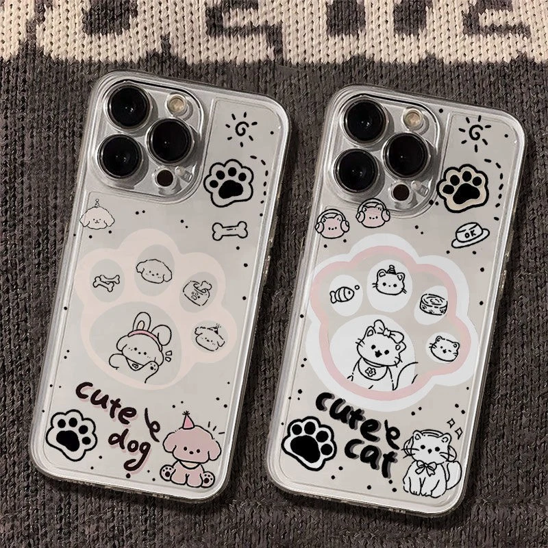 宝斯登猫爪太空手机壳适用于苹果16透明iphone14保护壳1512pro