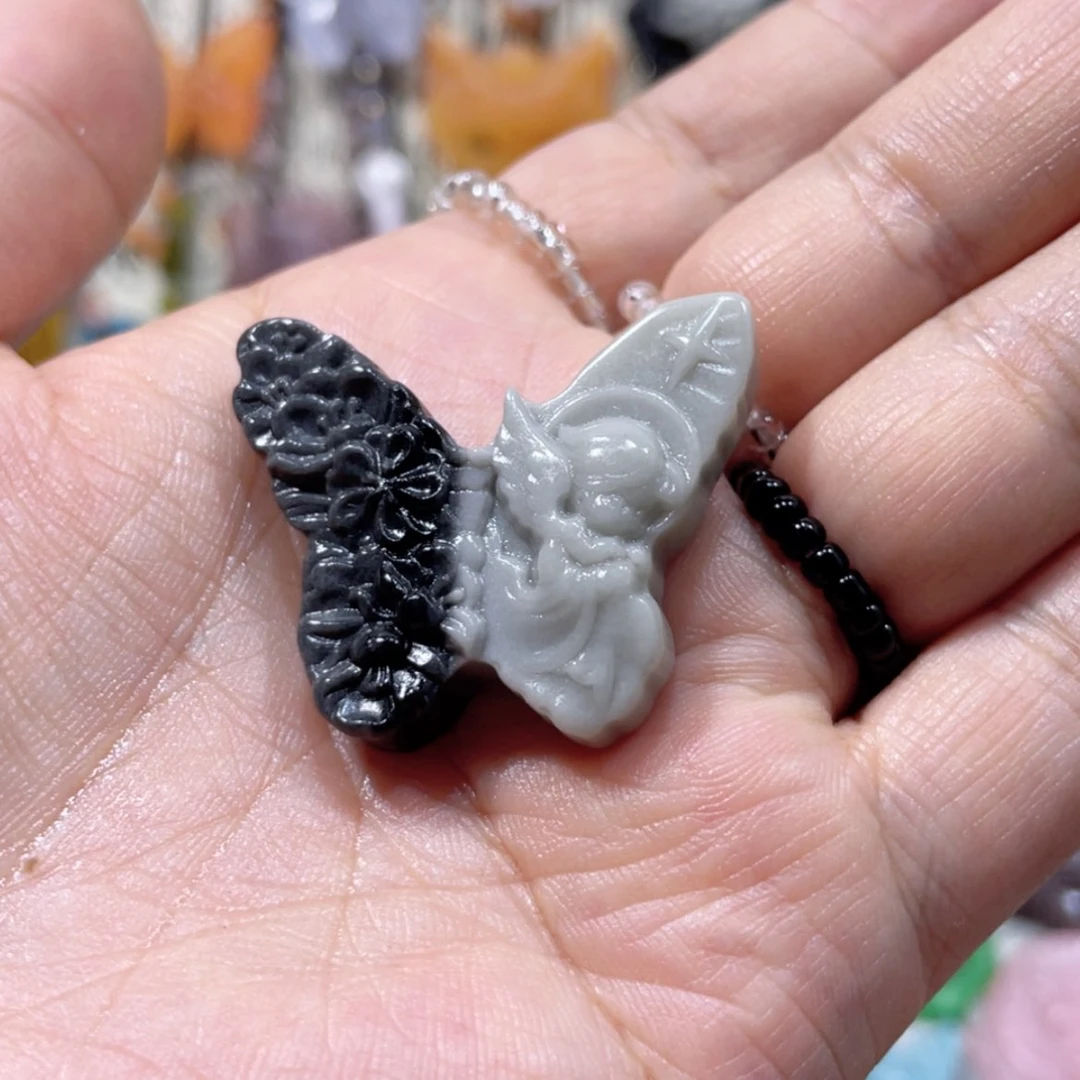 【闪购商品】未镶嵌岫玉颈饰25吊坠