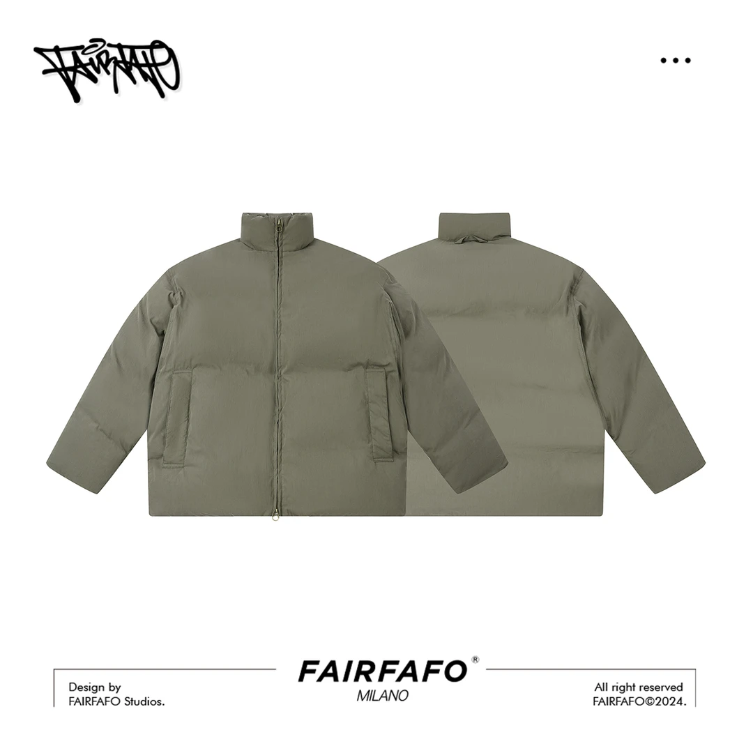 林肉肉【绿墩墩面包服】YR4C065短款休闲保暖绿墩墩面包服