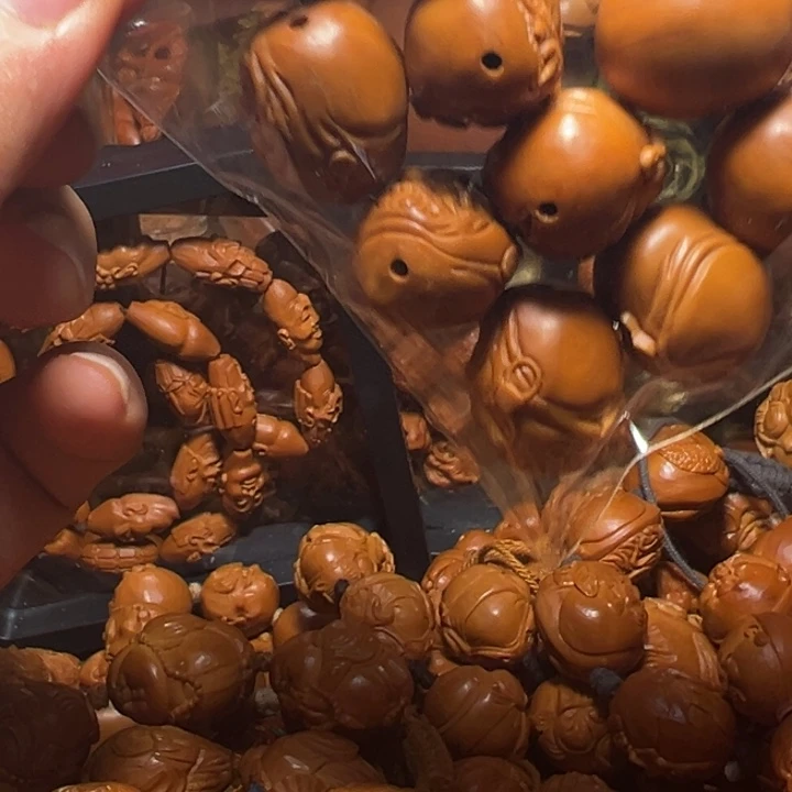 嚣***鱼手串/手链橄榄核2.0吞噬恶僧