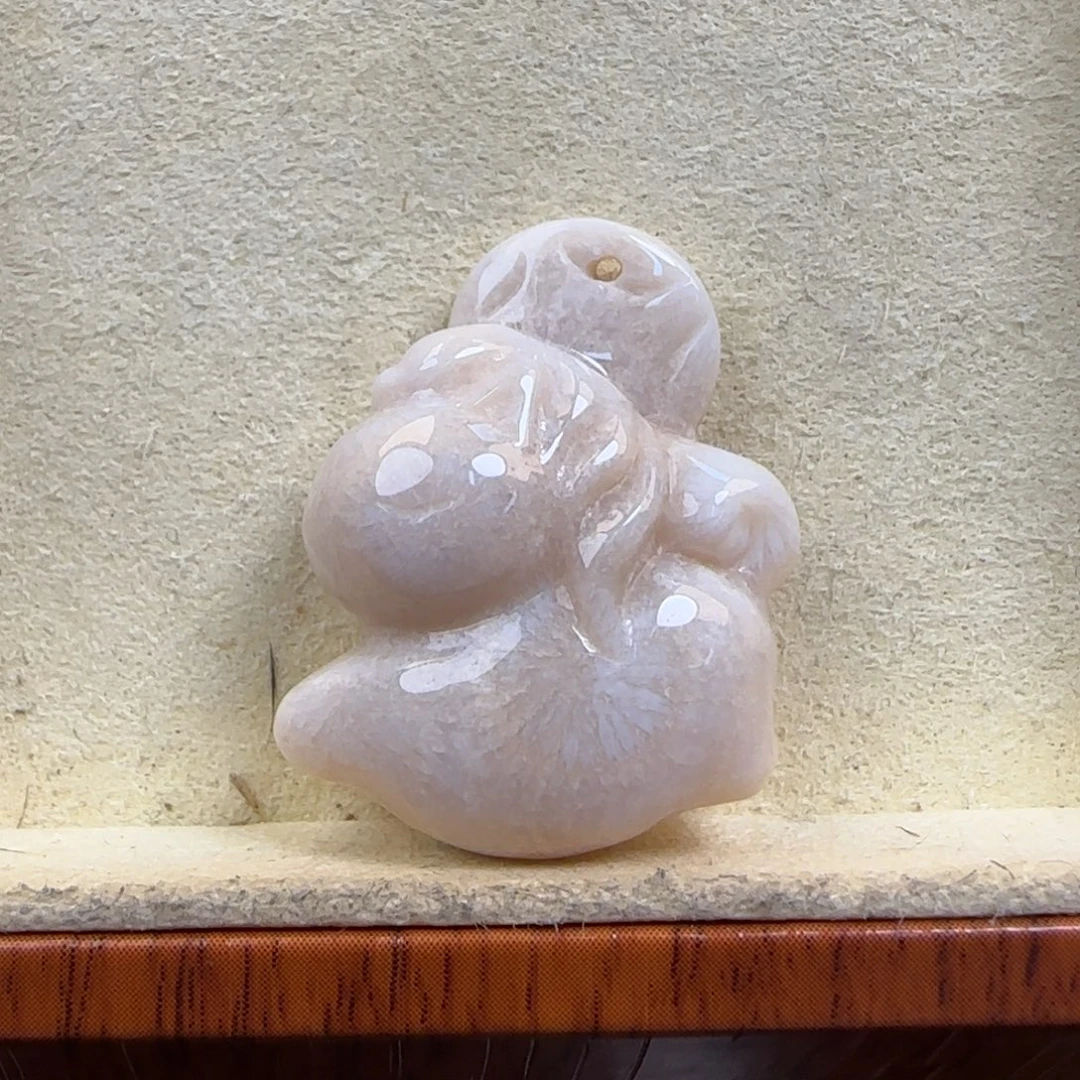 硅化珊瑚（珊瑚玉）未镶嵌颈饰