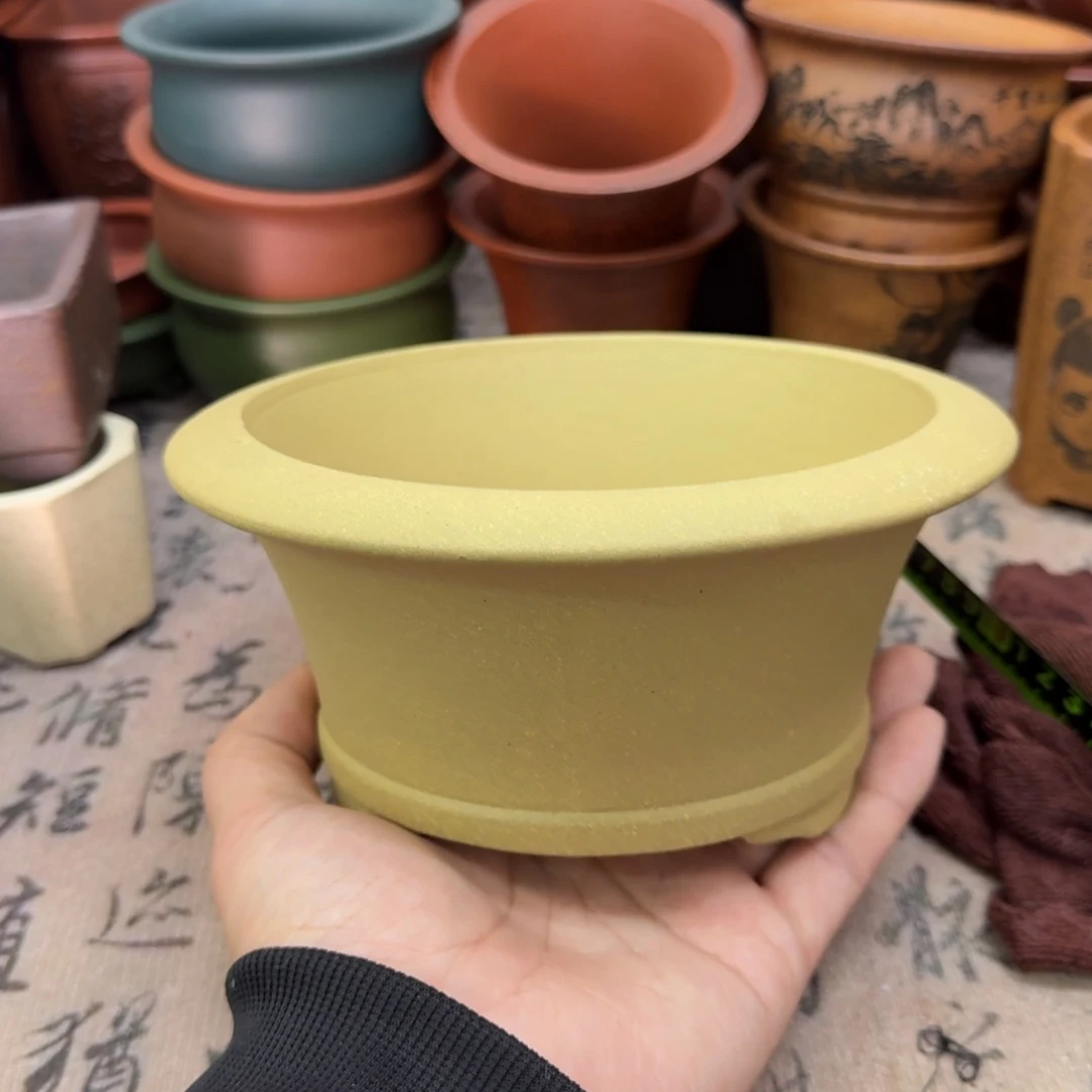 紫砂花盆宜兴紫砂正品14.5x7.5