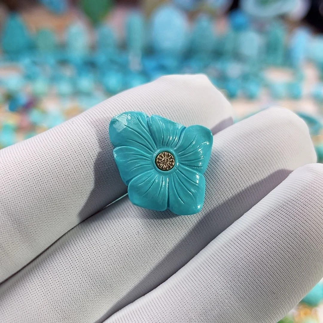 绿松石珠宝奇石未镶嵌