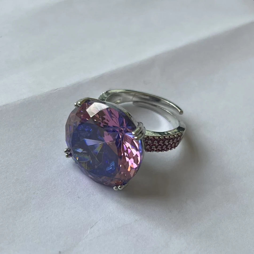 臻选戒指 经典百搭设计紫色戒指ML1132