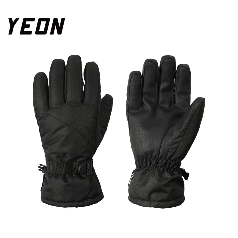 YEON/然抓绒多功能滑雪手套战术 防御防水保暖防寒风手闷捂子护具