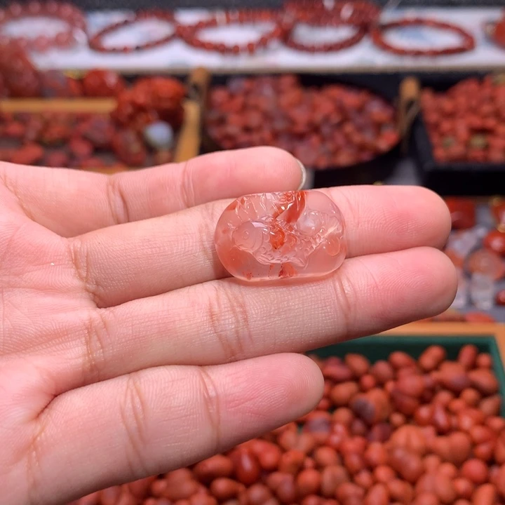 未镶嵌南红南红玛瑙手牌