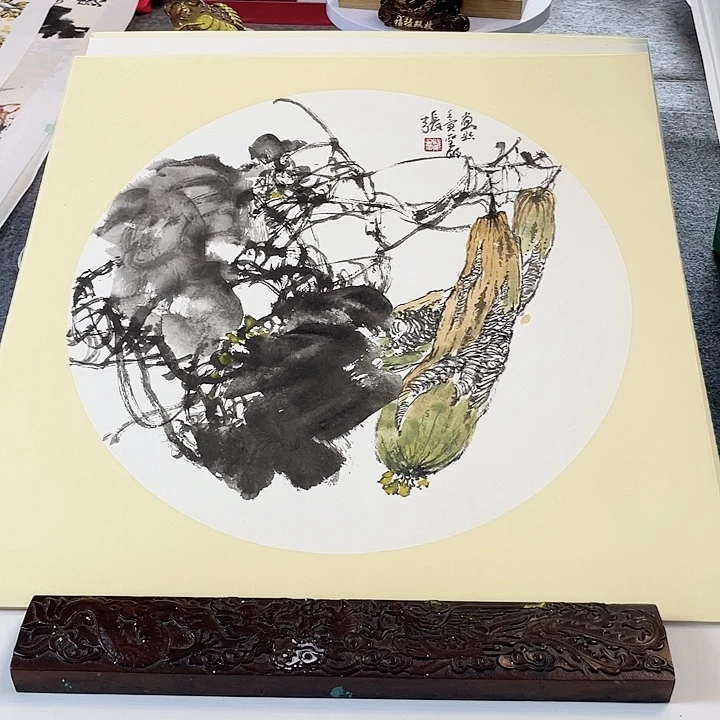 国画张圣敏先生纯手绘作品