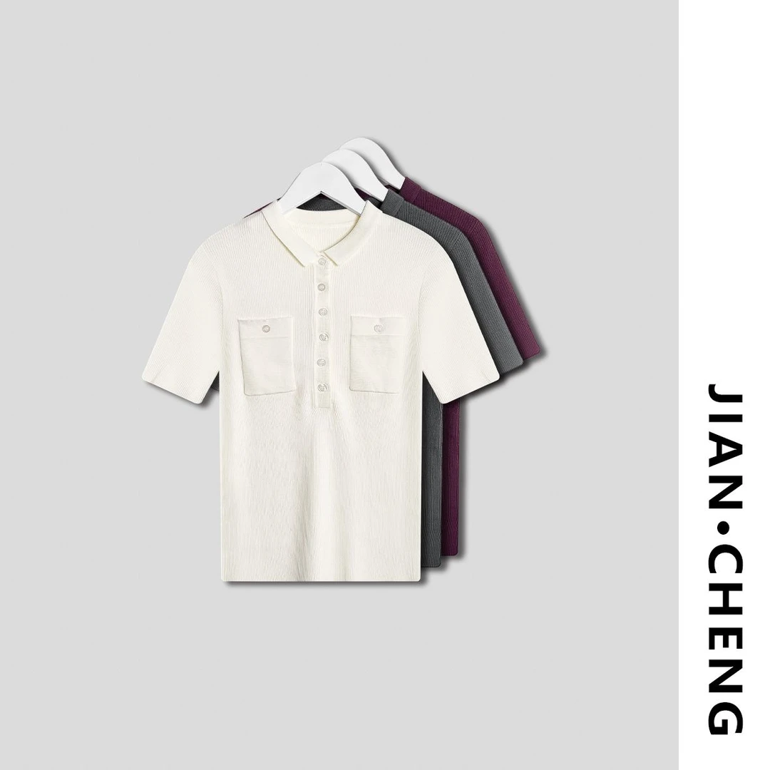 【简柽】修身显瘦针织短袖D506-6023